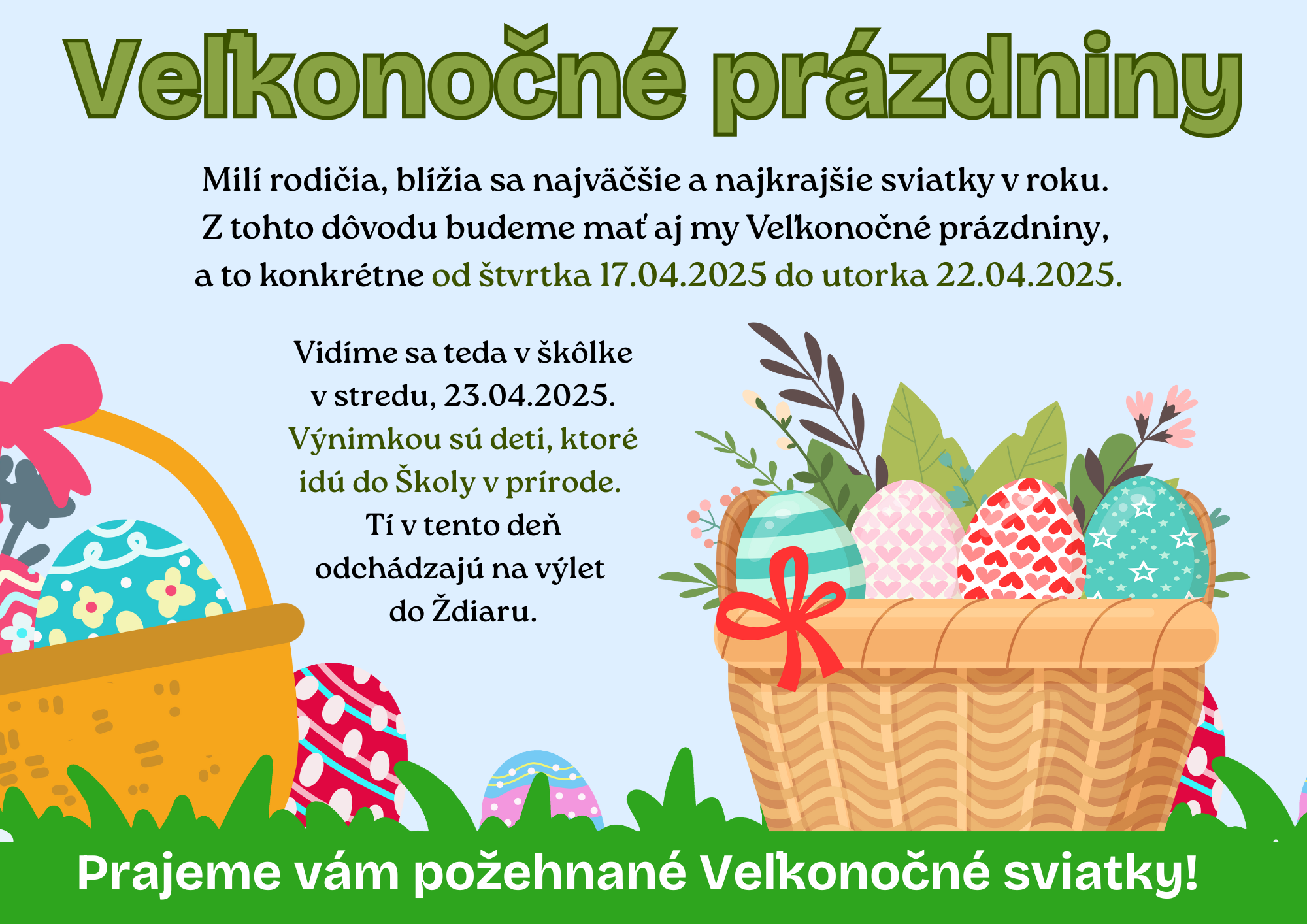 Veľkonočné prázdniny