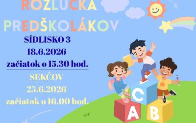 Rozlúčka predškolákov